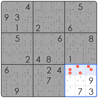 sudoku hidden single
